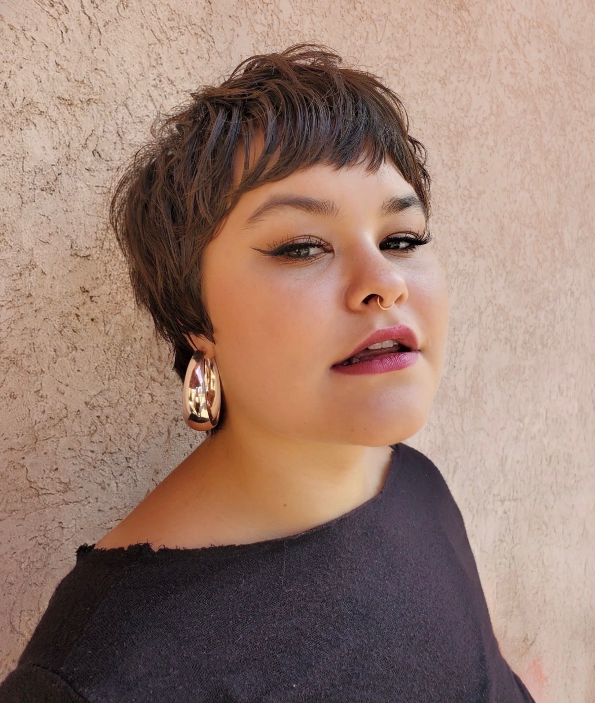Short haircut by Cassidy Saunders